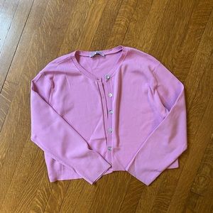 ZARA BABY PINK CARDIGAN🎀